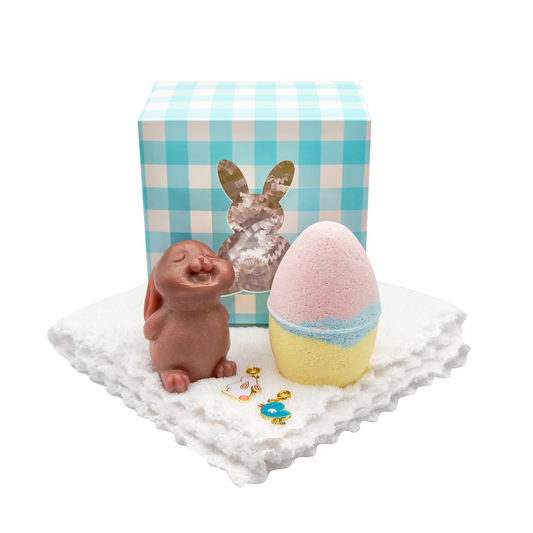 blue bunny box
