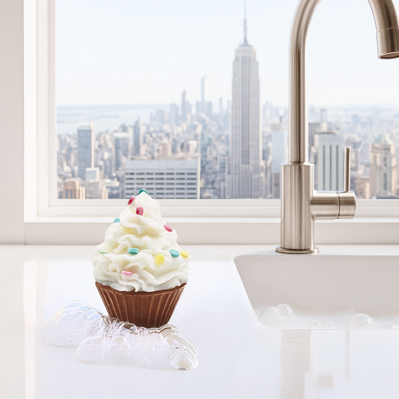Frosty Whip Cupcake