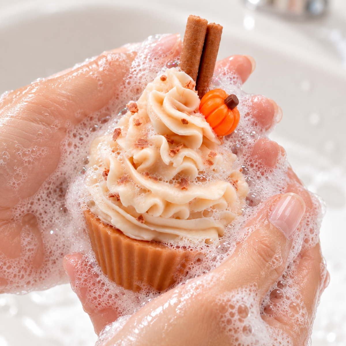 Pumpkin Buttercream Cupcake